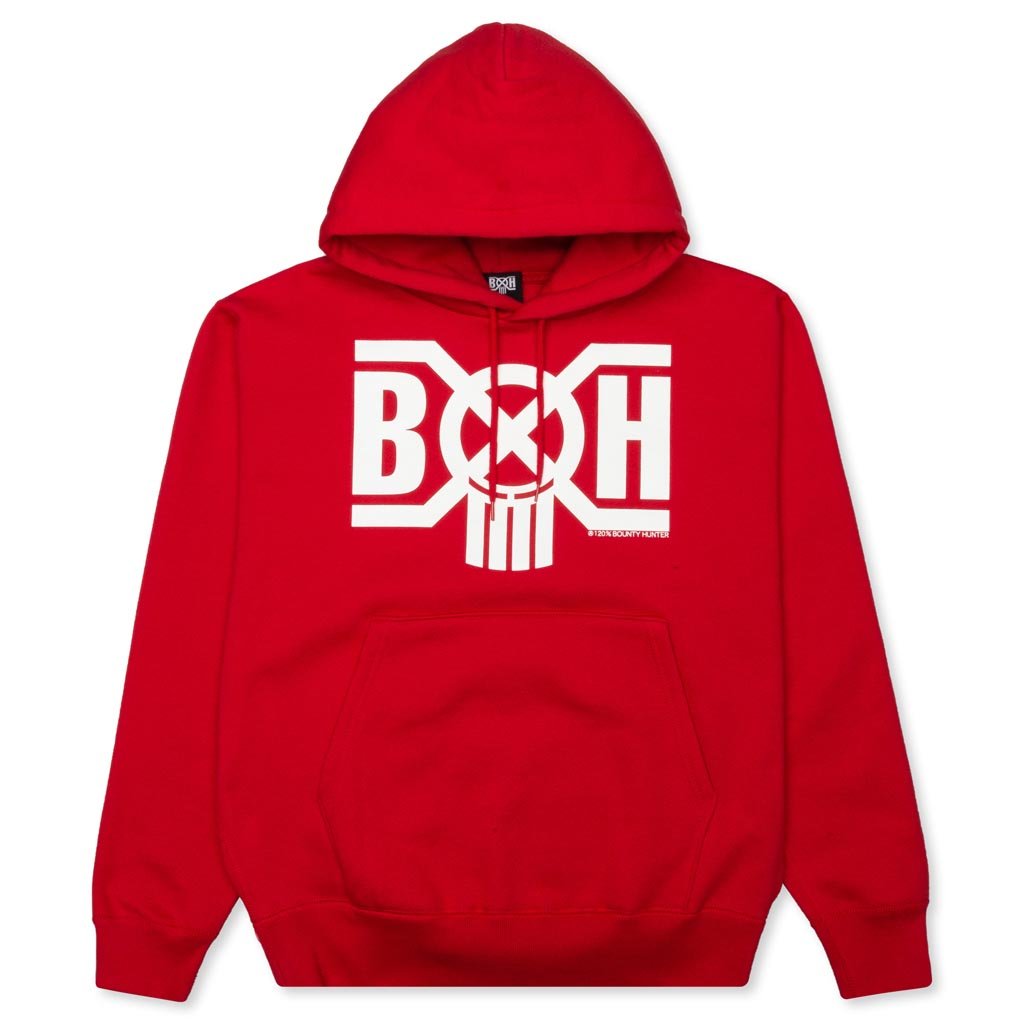 トップス BOUNTYHUNTER HOOD LOGO Pullover Pk Logo Pullover PK - Red – Feature