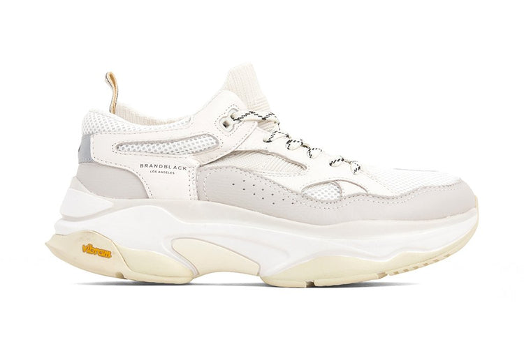 Brandblack Saga White Designer Running Shoe Feature