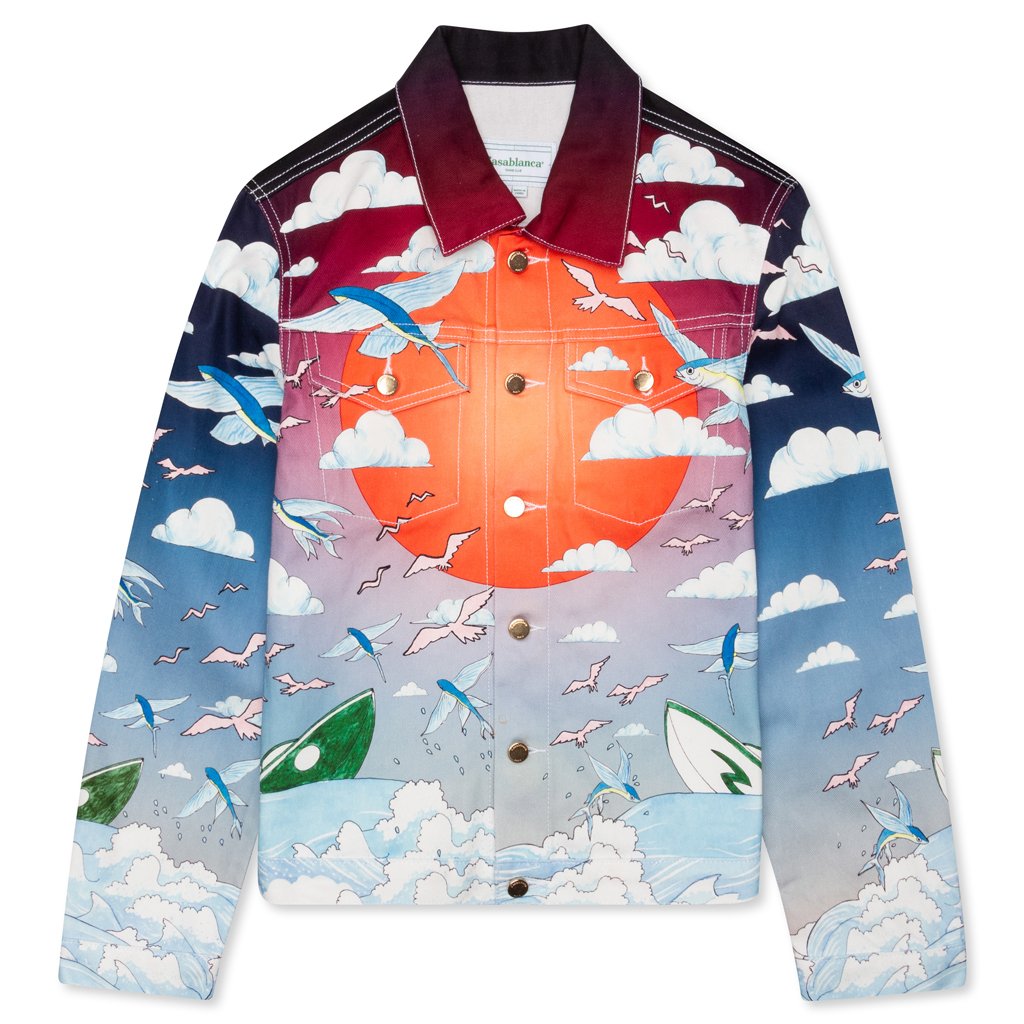 Speed Boat Club Denim Jacket - Blue – Feature