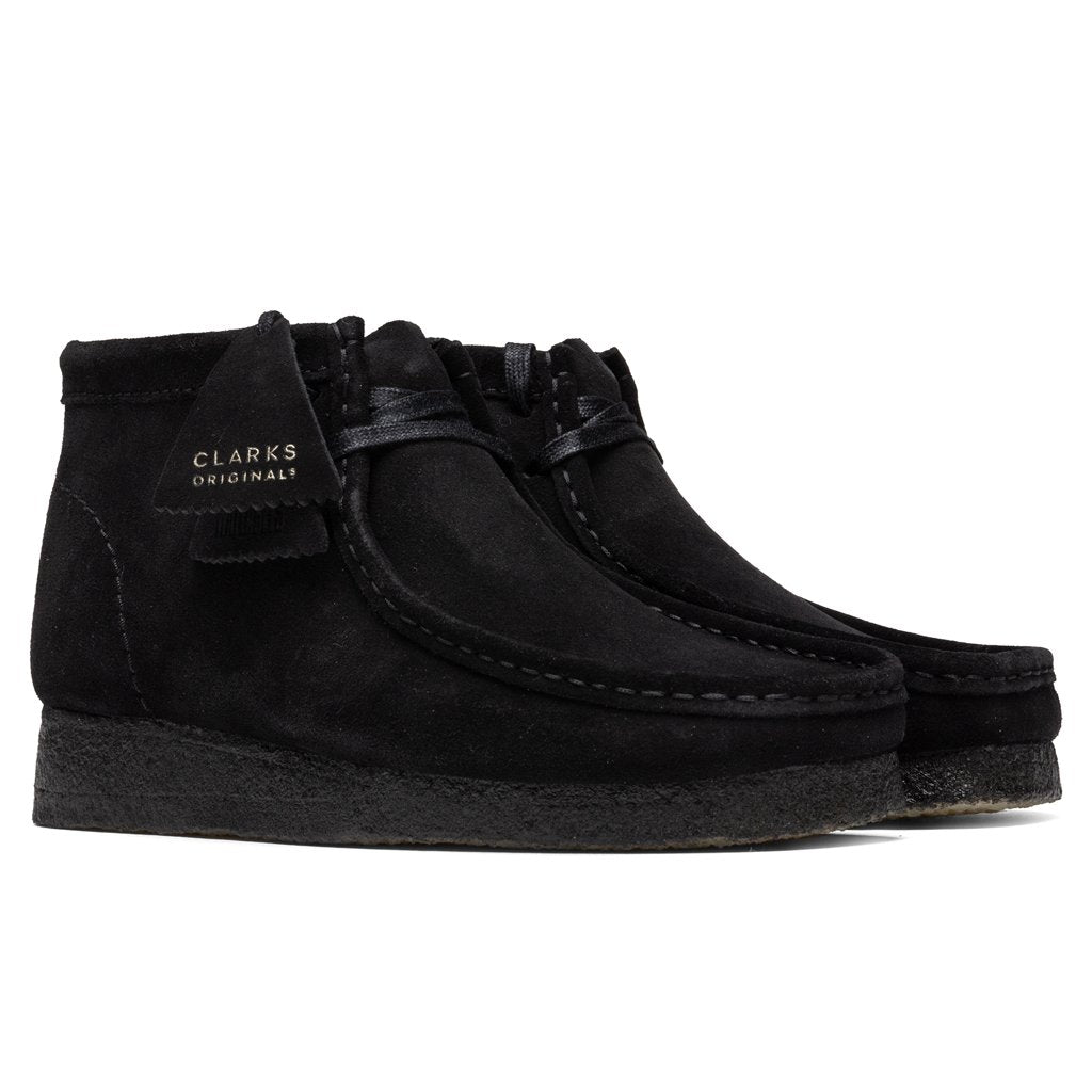 WALLABEE BOOT STITCH Black Suede
