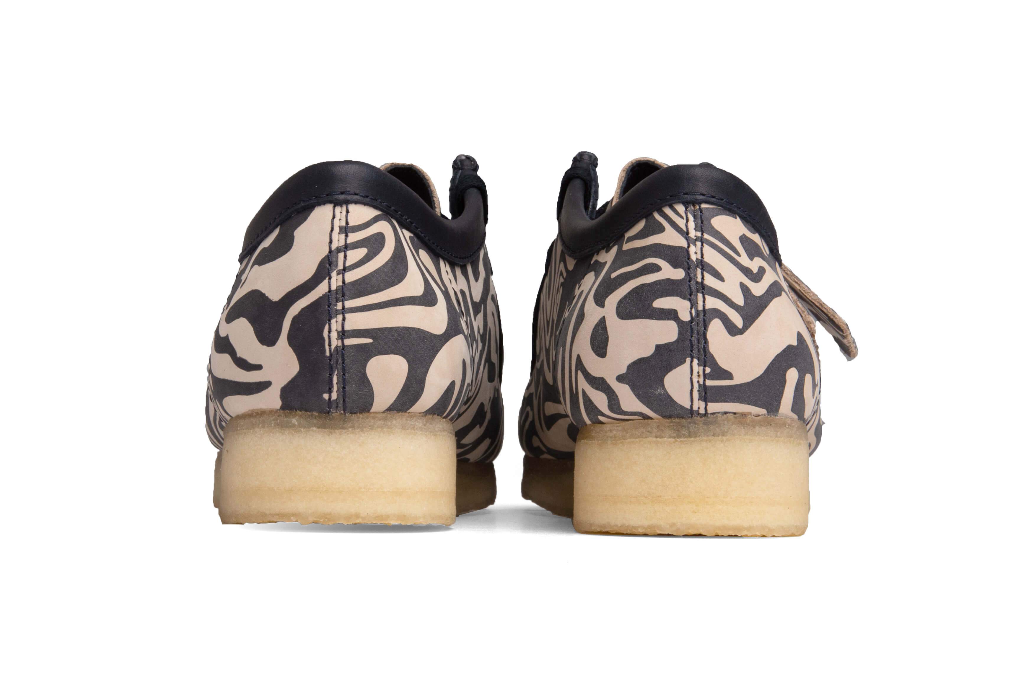 Clarks x Wutang WallabeeWW Lo - Navy/Multi – Feature