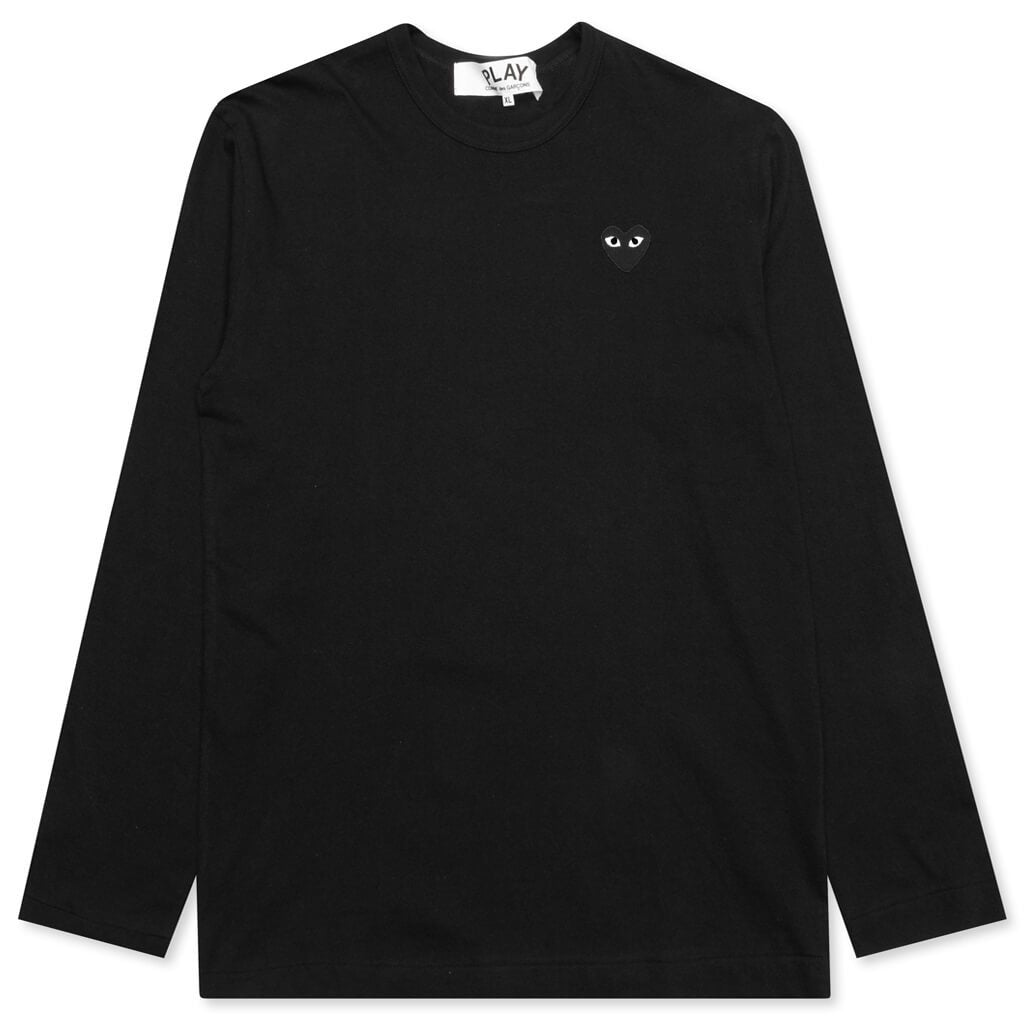 Black Emblem Long Sleeve T-Shirt - Black – Feature