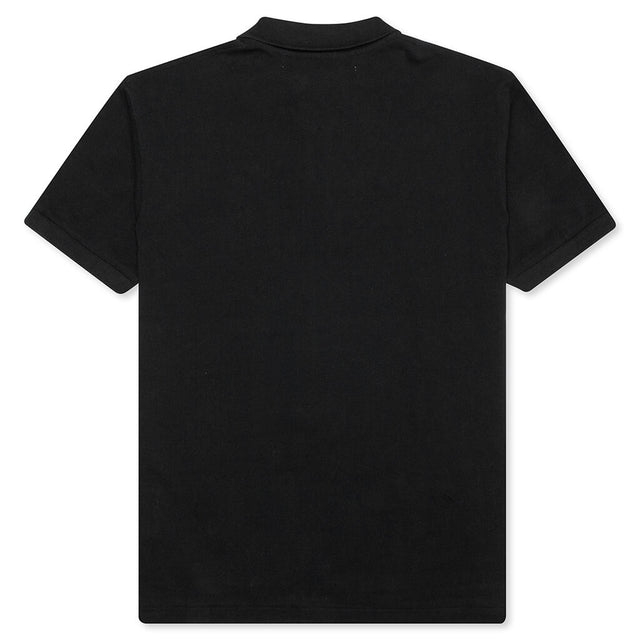 Black Emblem Polo Shirt - Black – Feature