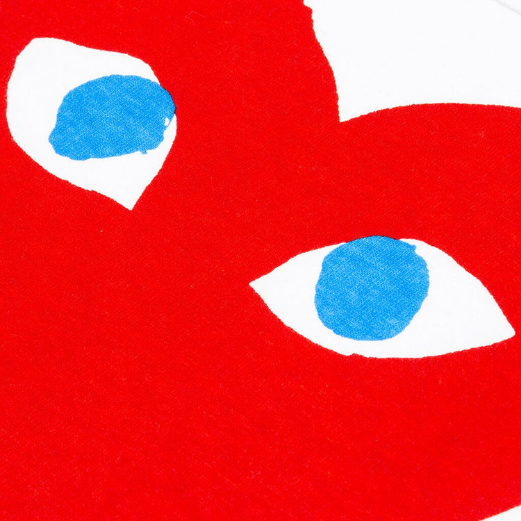 Blue Eyes Red Heart T-Shirt - White – Feature