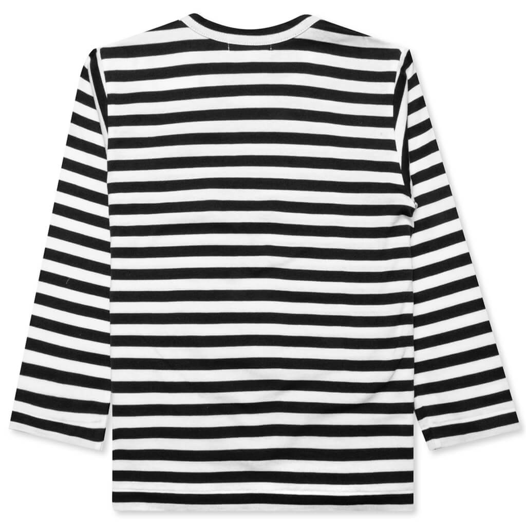 Kid's Striped L/S T-Shirt - Black/White – Feature