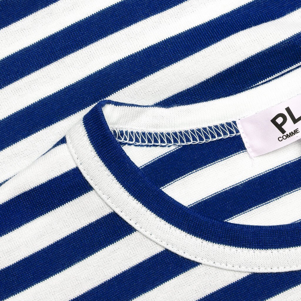 Kid's Striped L/S T-Shirt - Blue/White – Feature