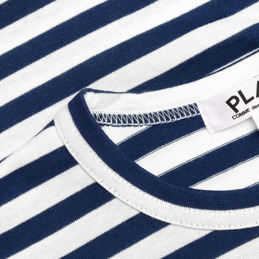 Kid's Striped L/S T-Shirt - Navy/White – Feature