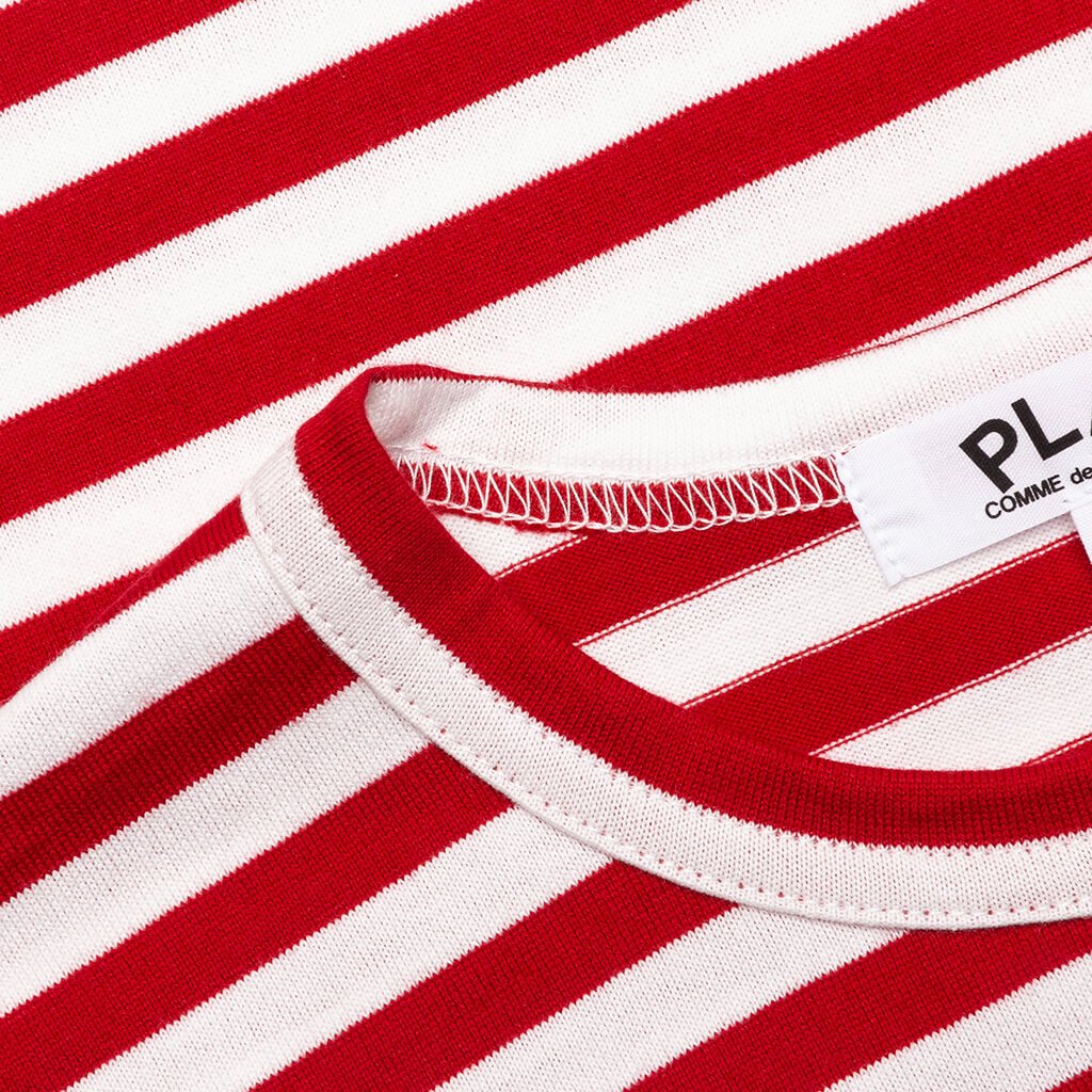 Kid's Striped L/S T-Shirt - Red/White – Feature