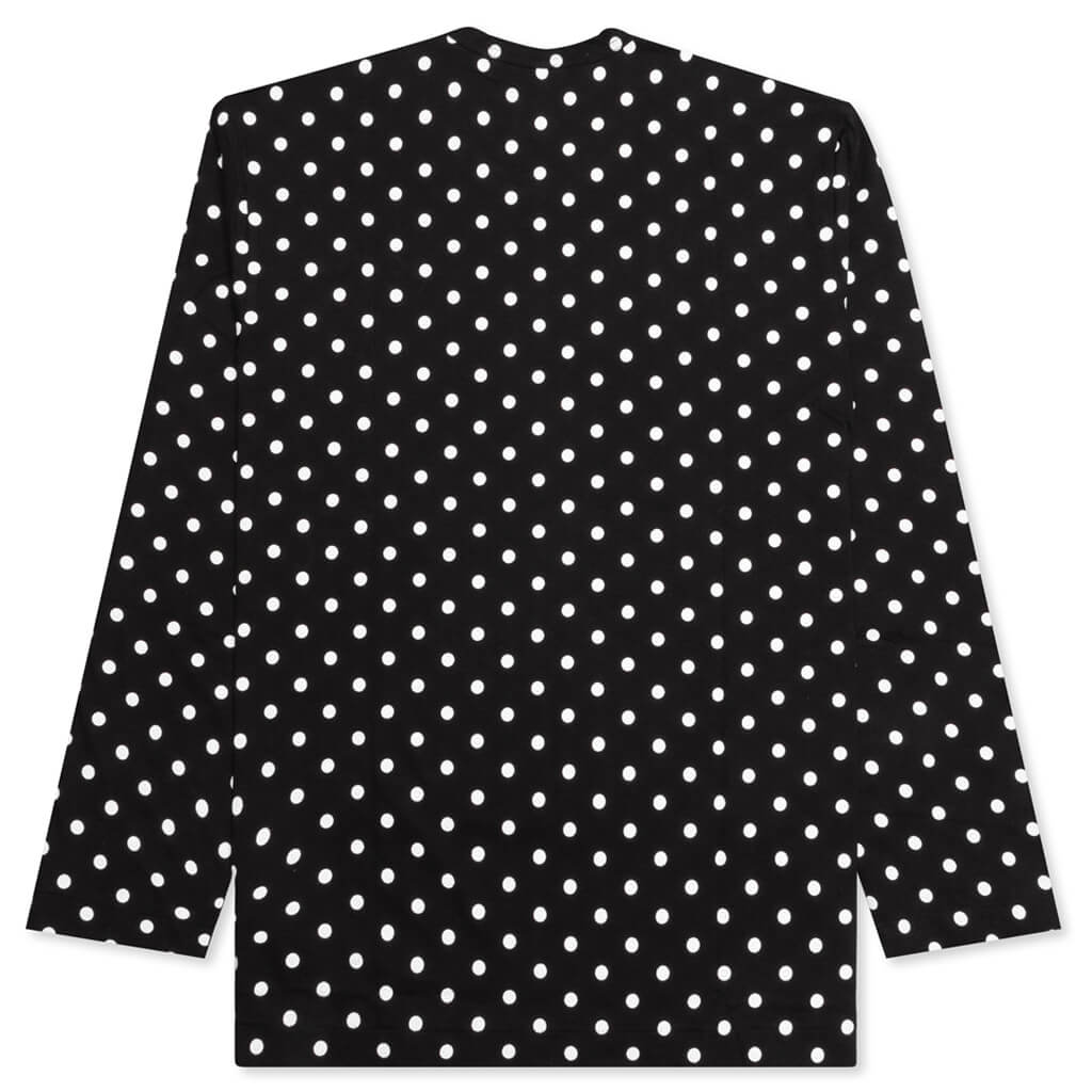 Polka Dot L/S T-Shirt - Black – Feature