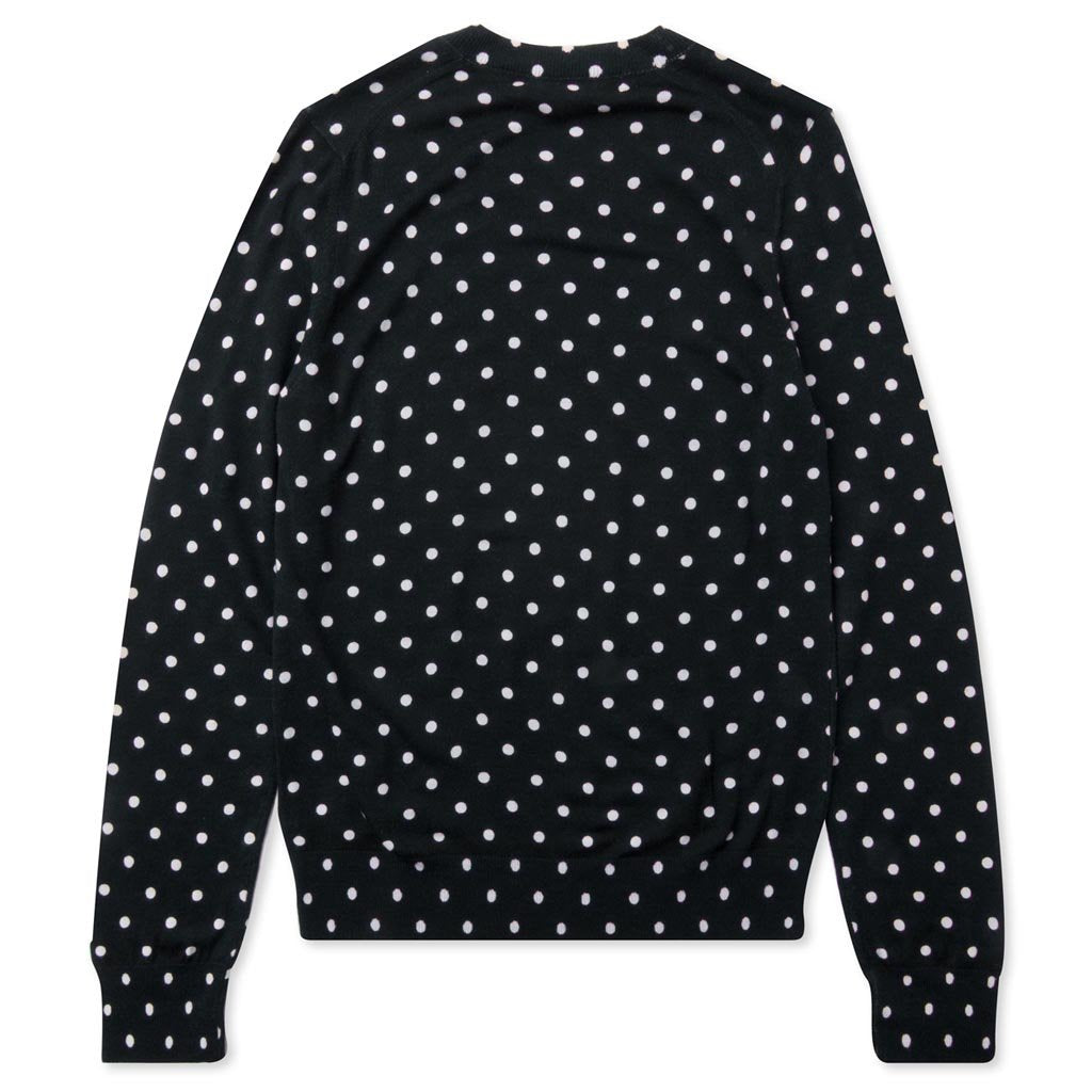 Polka Dot Sweater - Navy – Feature