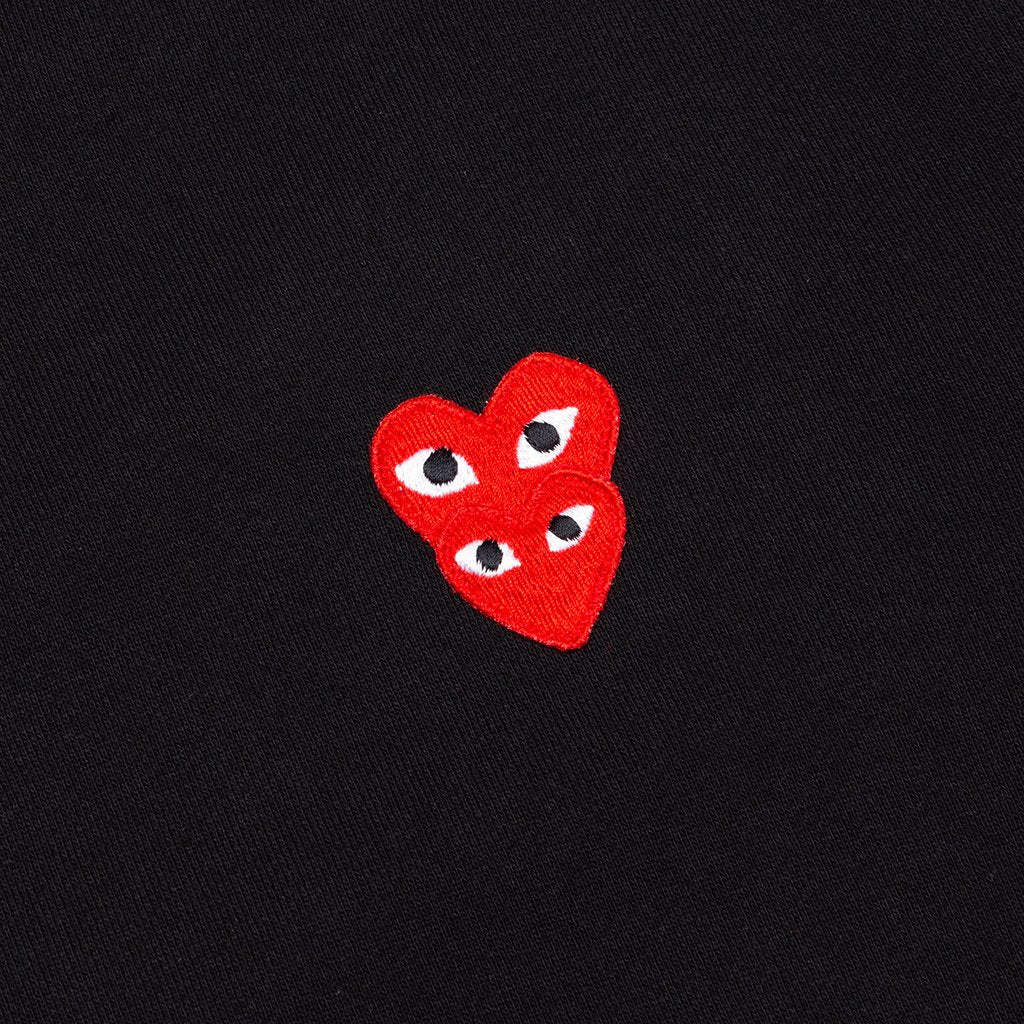 Stacked Heart Hooded Sweatshirt - Black – Feature