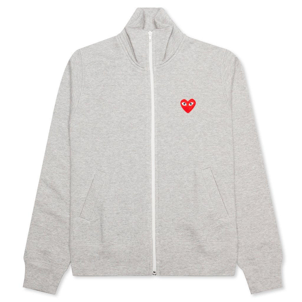 Women's Multi Heart Zip Sweatshirt - Grey – Feature