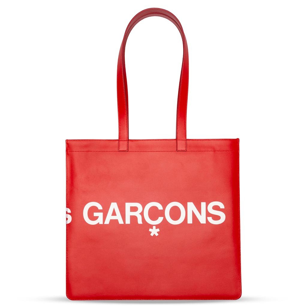 Comme des Garcons SA9001HL Huge Logo Tote Bag - Red – Feature
