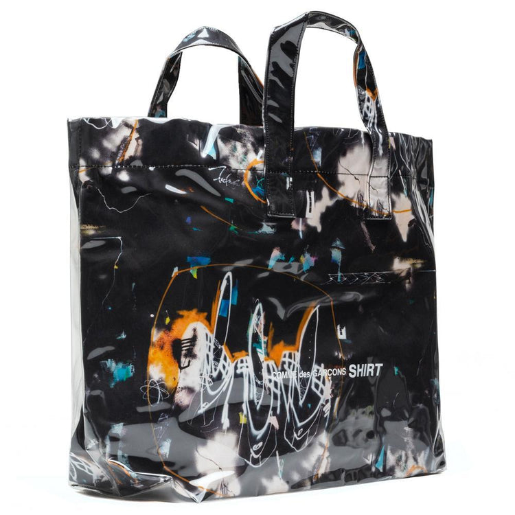 Comme Des Garcons SHIRT x Futura Wide Tote Bag - Black – Feature