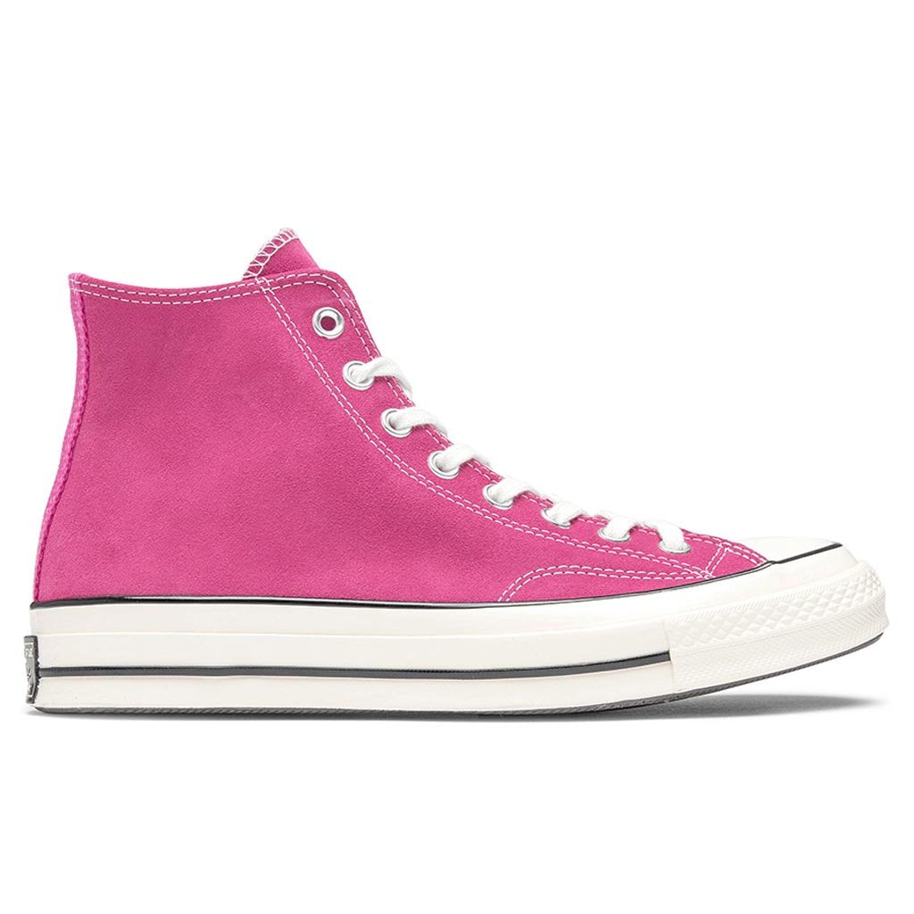 Chuck 70 Suede Hi - Prime Pink/Black – Feature