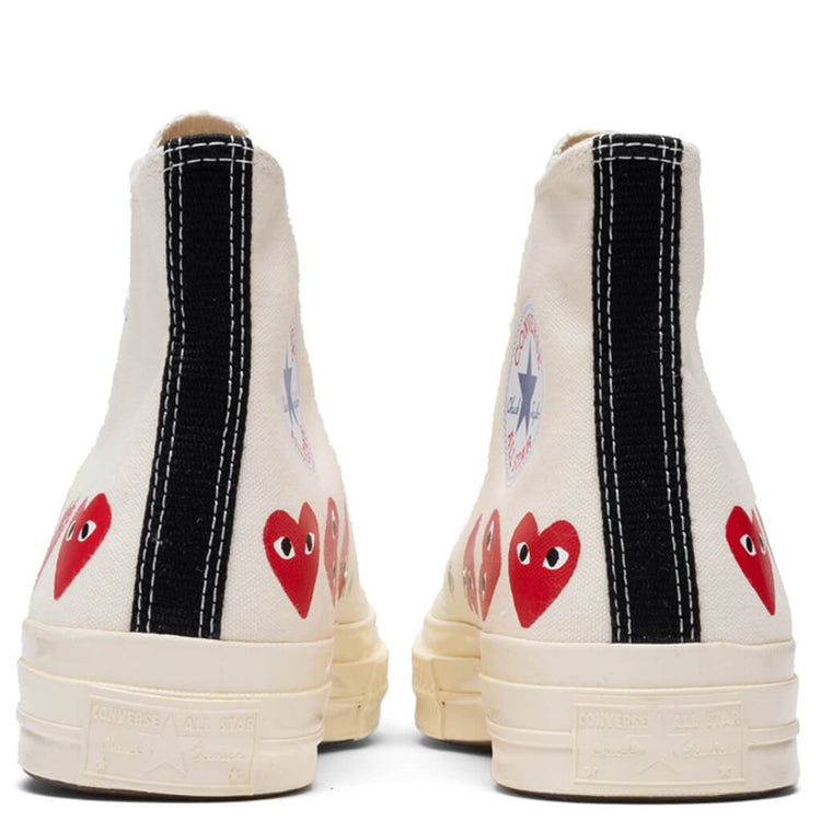 Comme des Garcons PLAY x Converse Chuck Taylor Multi Heart 1970's Hi ...