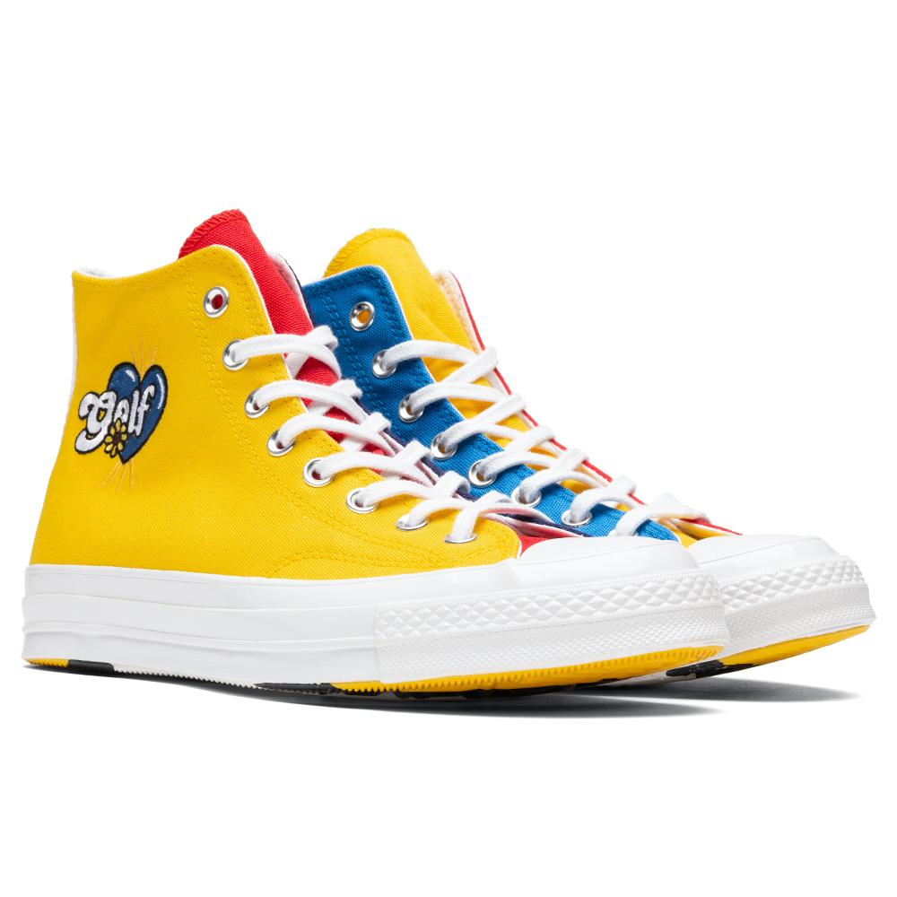 Converse x GOLF le FLEUR Chuck 70 Hi - Blue/Yellow/Red – Feature