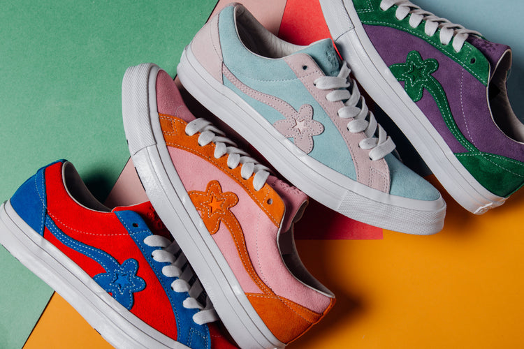 Converse x GOLF le FLEUR One Star Ox - Molten Lava/Diva Blue  display picture 2
