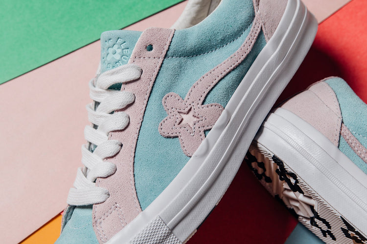 Converse x GOLF le FLEUR One Star Ox - Plume/Pink  display picture 3