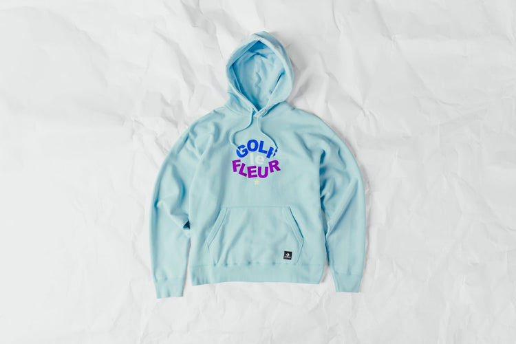 Converse x GOLF le FLEUR プルオーバー パーカー - クリアウォーター 