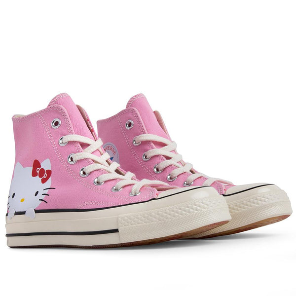 Converse x Hello Kitty Women's Chuck Taylor All Star 70 Hi - Pink  Prism/Egret/White