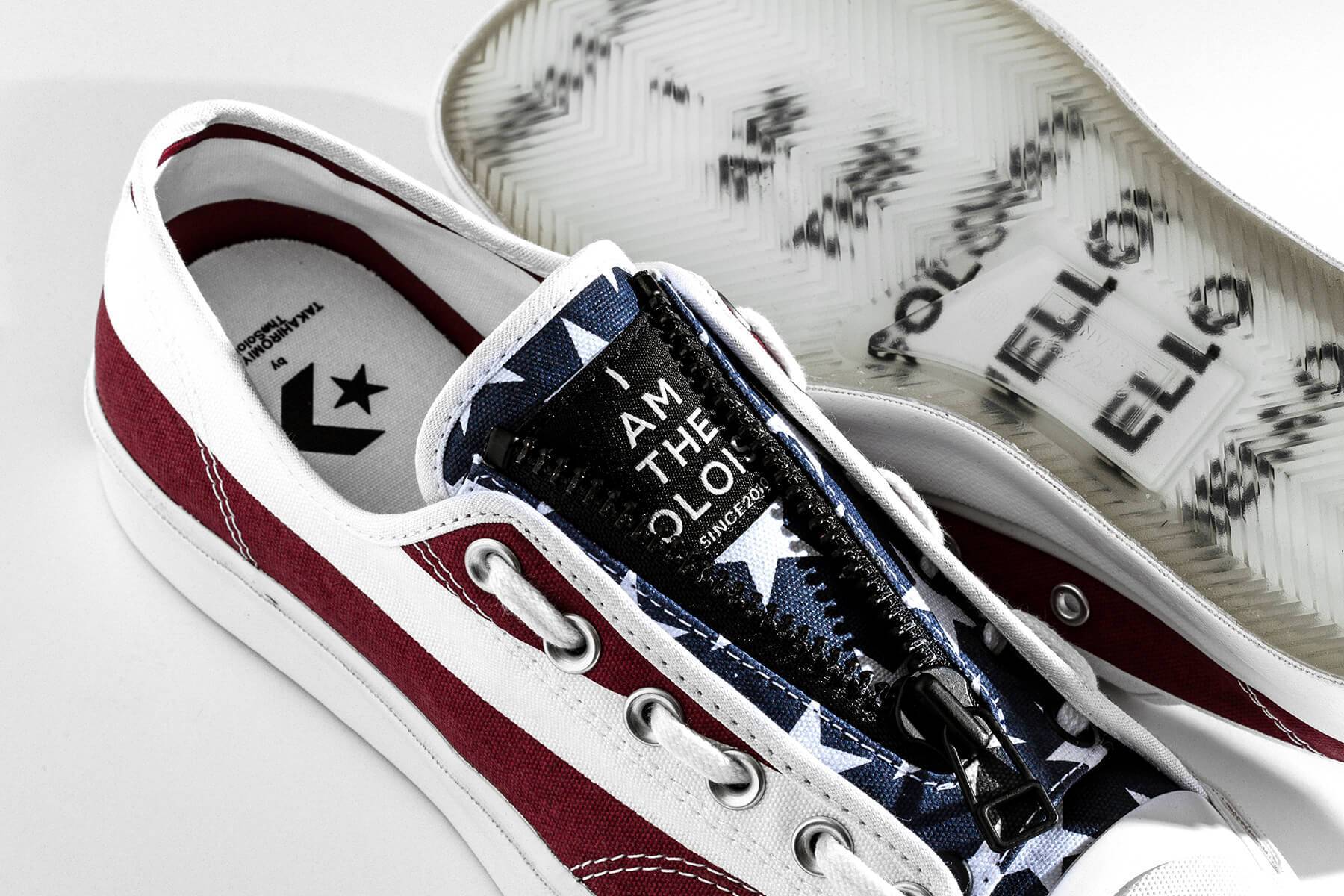 Converse x Jack Purcell - Black/White/Garnet Rose | Feature