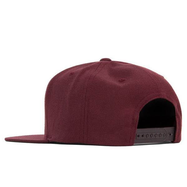 Old English F Snapback w/ Pin - Maroon/White – Feature