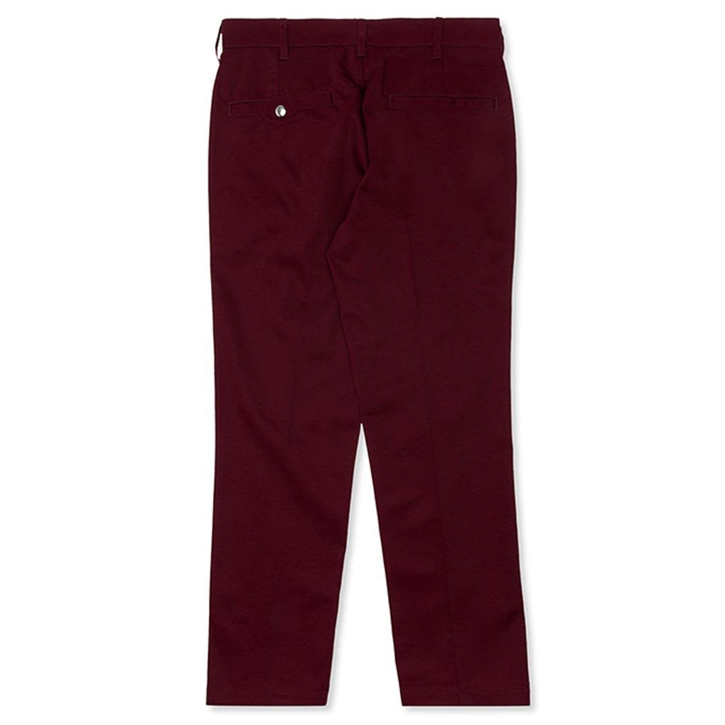Fucking Awesome Brand Maroon Chino Pants | Feature