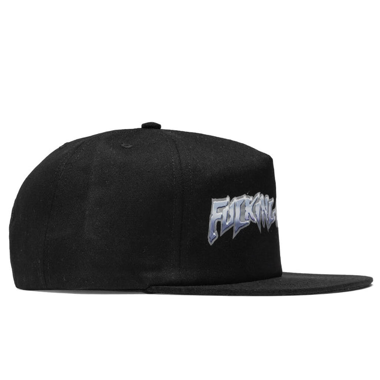 Chrome 5-Panel Cap - Black – Feature