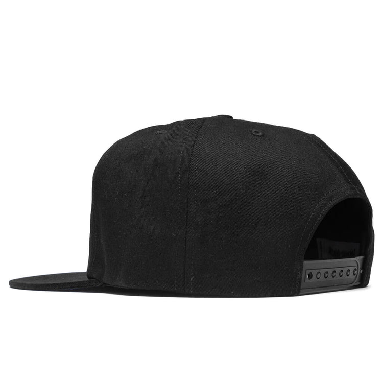 Chrome 5-Panel Cap - Black – Feature