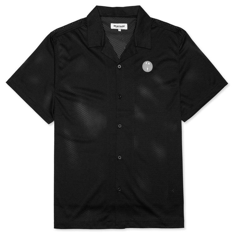 Jersey Mesh Club Shirt - Black – Feature