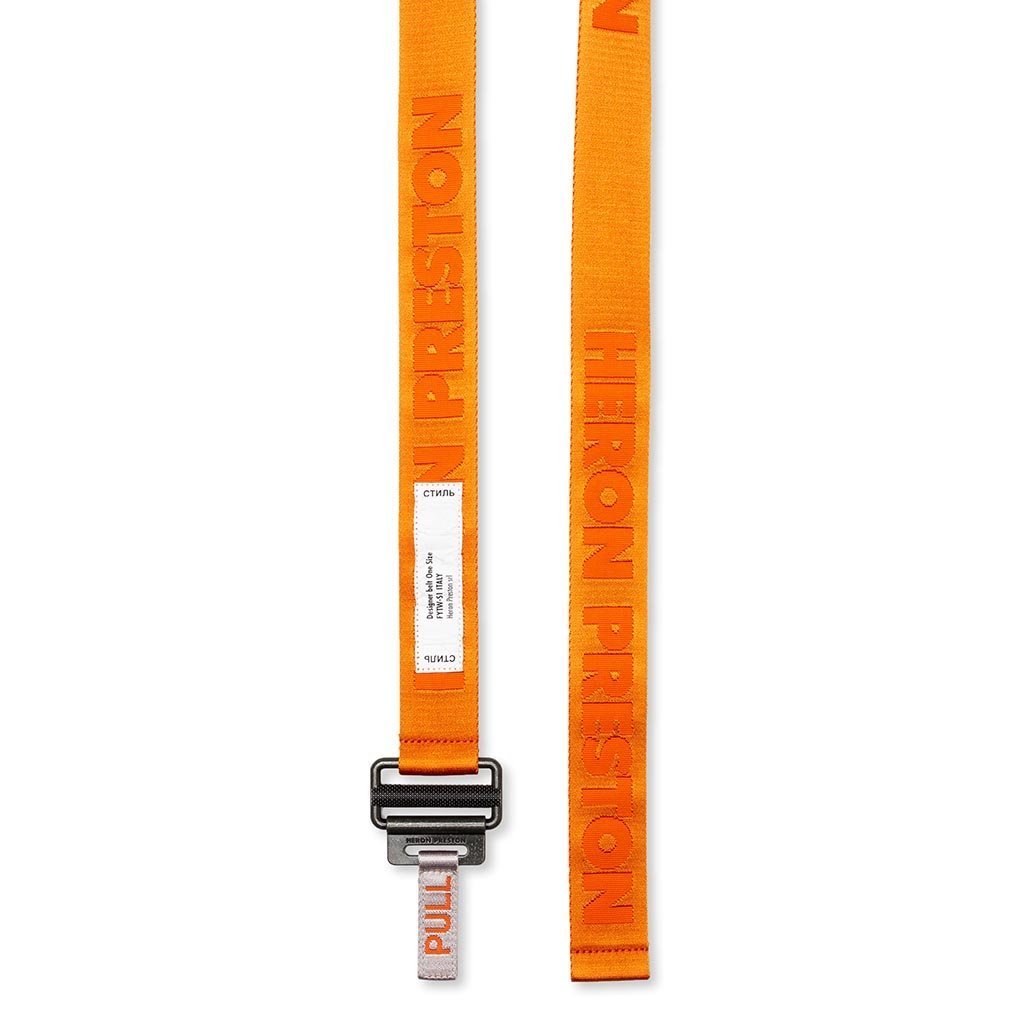 KK Tape Belt - Orange/Medium Grey – Feature