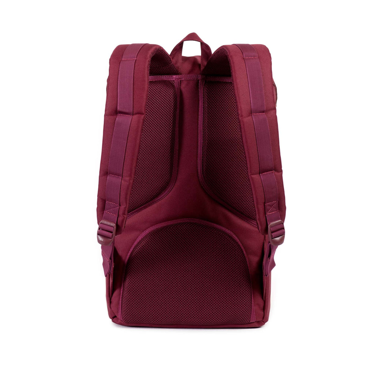 Little America Backpack - Windsor Wine/Tan Synthetic Leather 