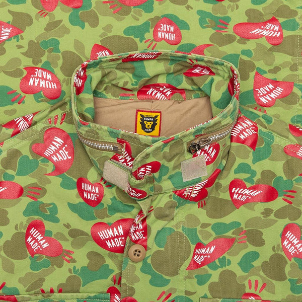 Heart Camo Field Jacket - Olive Drab