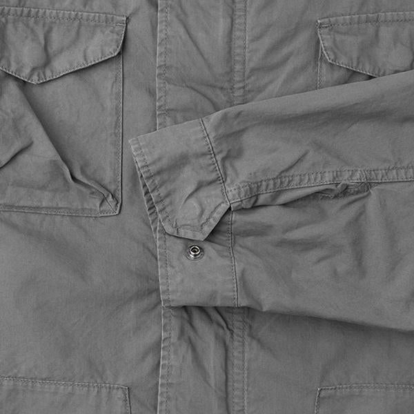 Military Zip Field Jacket - Charcoal – Feature