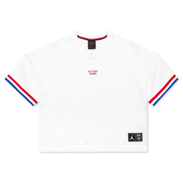 psg jordan top white