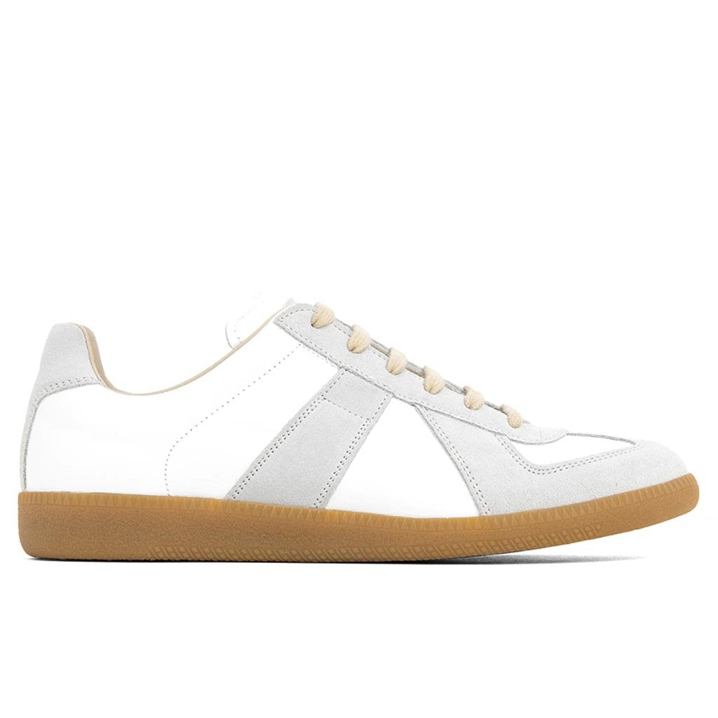 Replica Low Top Calf Skin - White/Grey – Feature