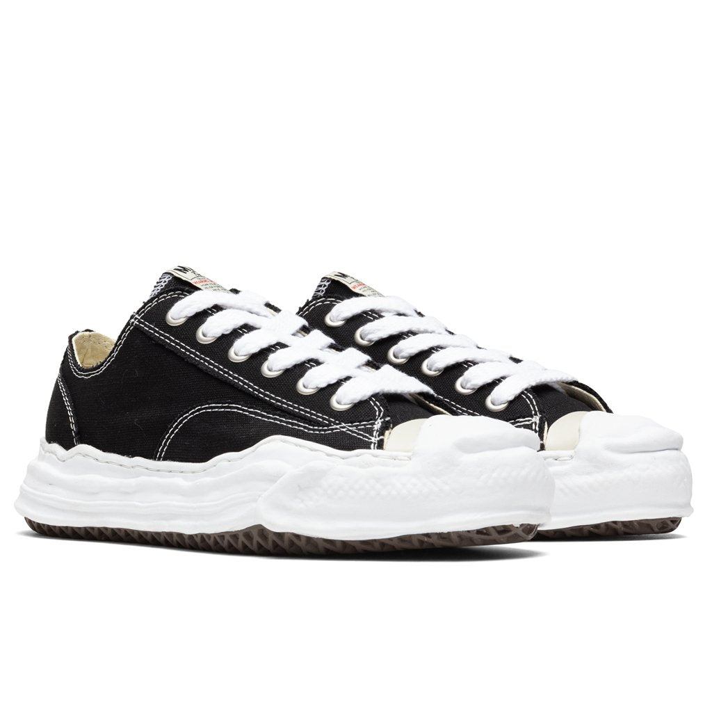 Hank Low OG Sole Toe Cap Canvas Sneaker - Black – Feature