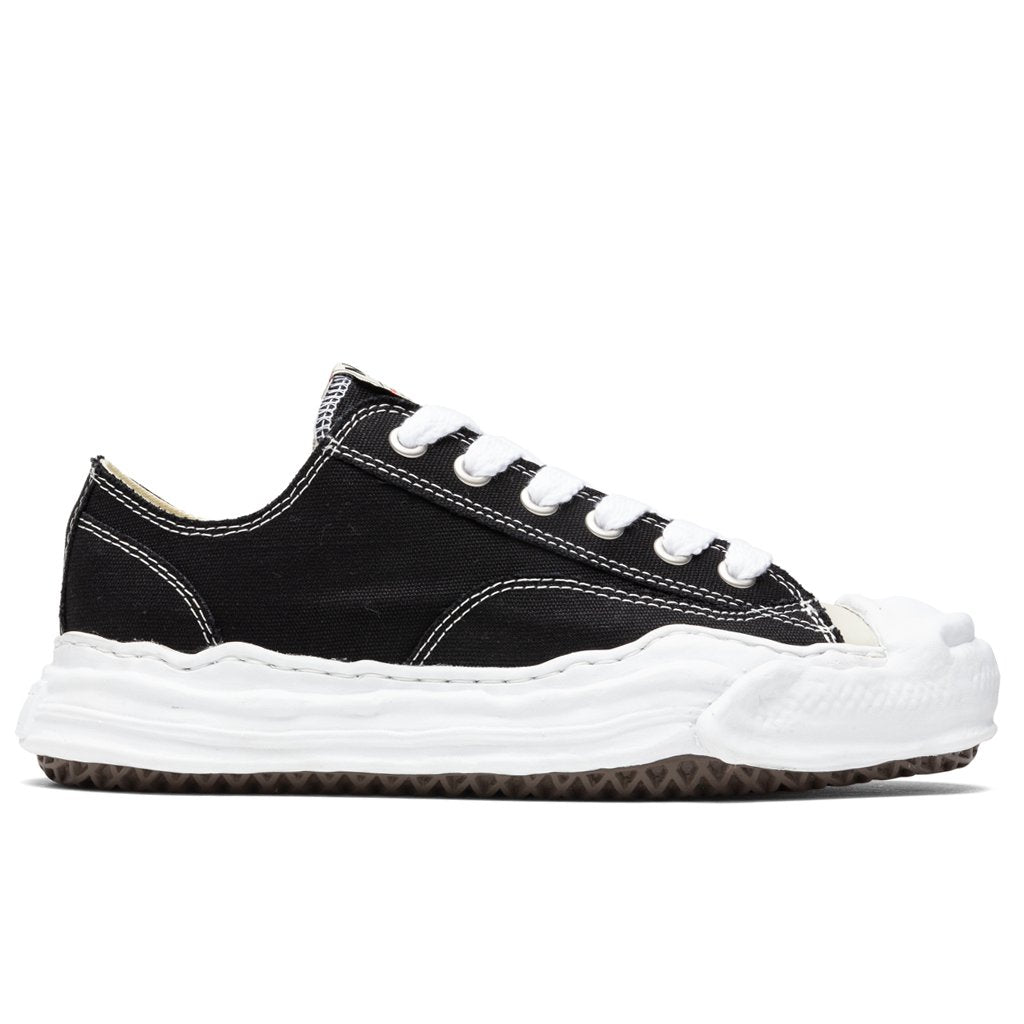 Hank Low OG Sole Toe Cap Canvas Sneaker - Black – Feature