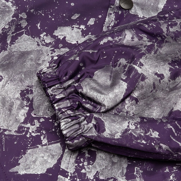 Coach Jacket - Purple/Scatter