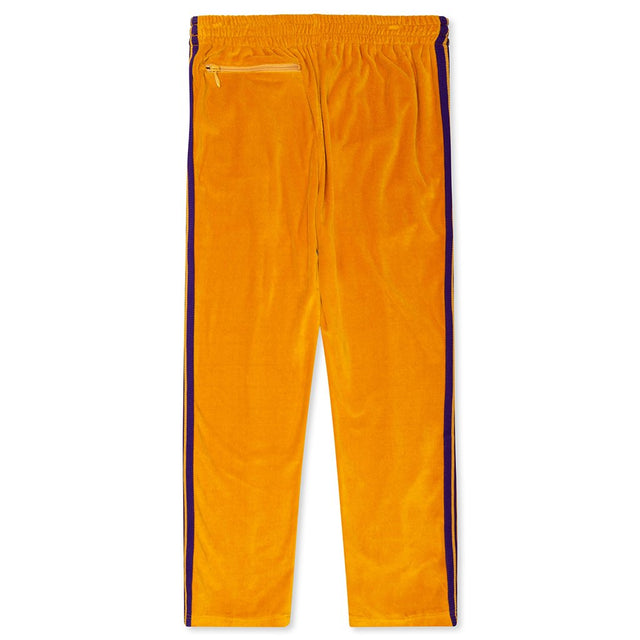 Narrow Track Pant Mustard Feature