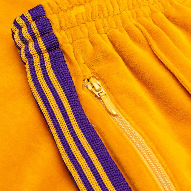 Narrow Track Pant Mustard Feature