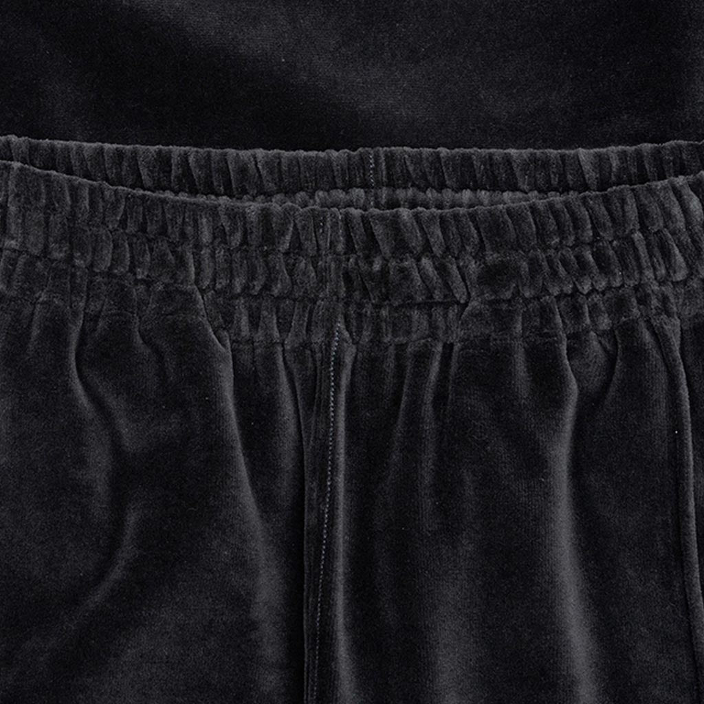 Velour Narrow Track Pant - Charcoal – Feature