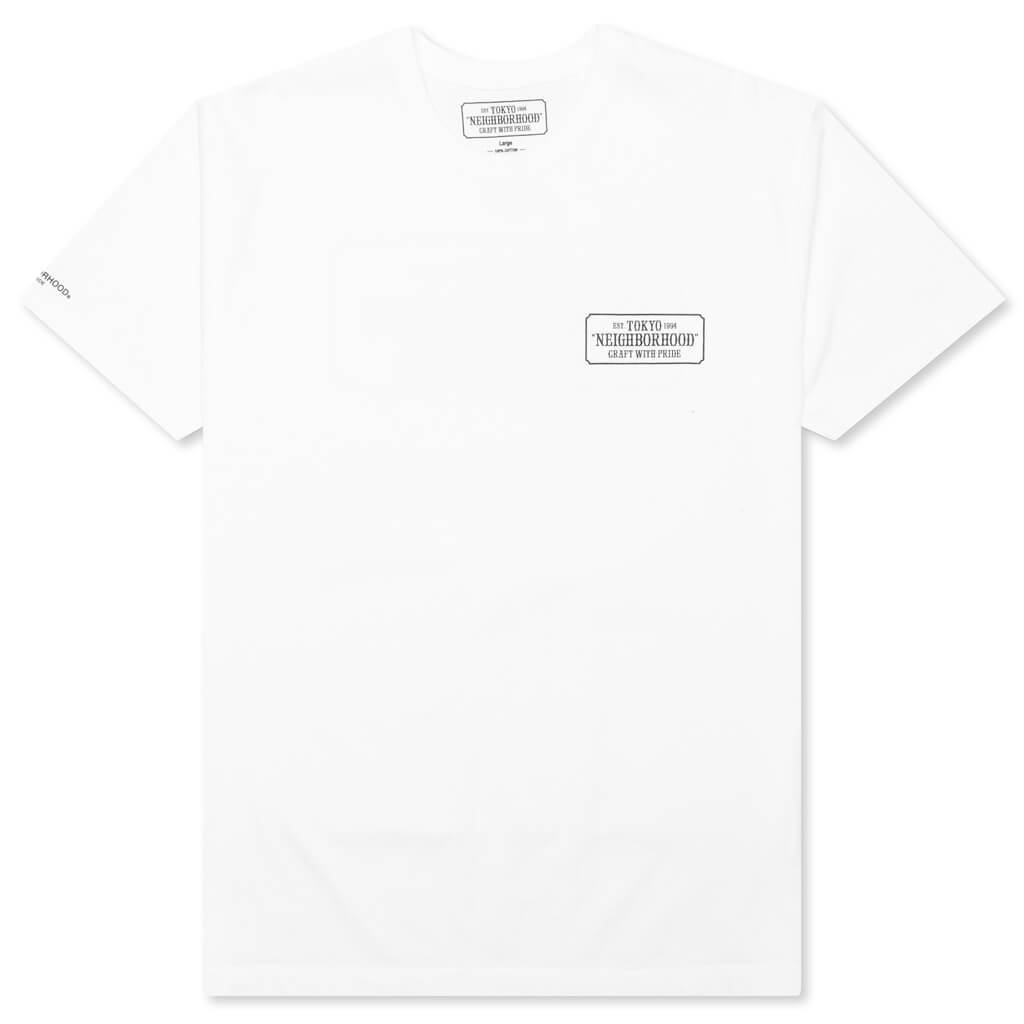 Bar & Shield S/S C-Tee - White – Feature