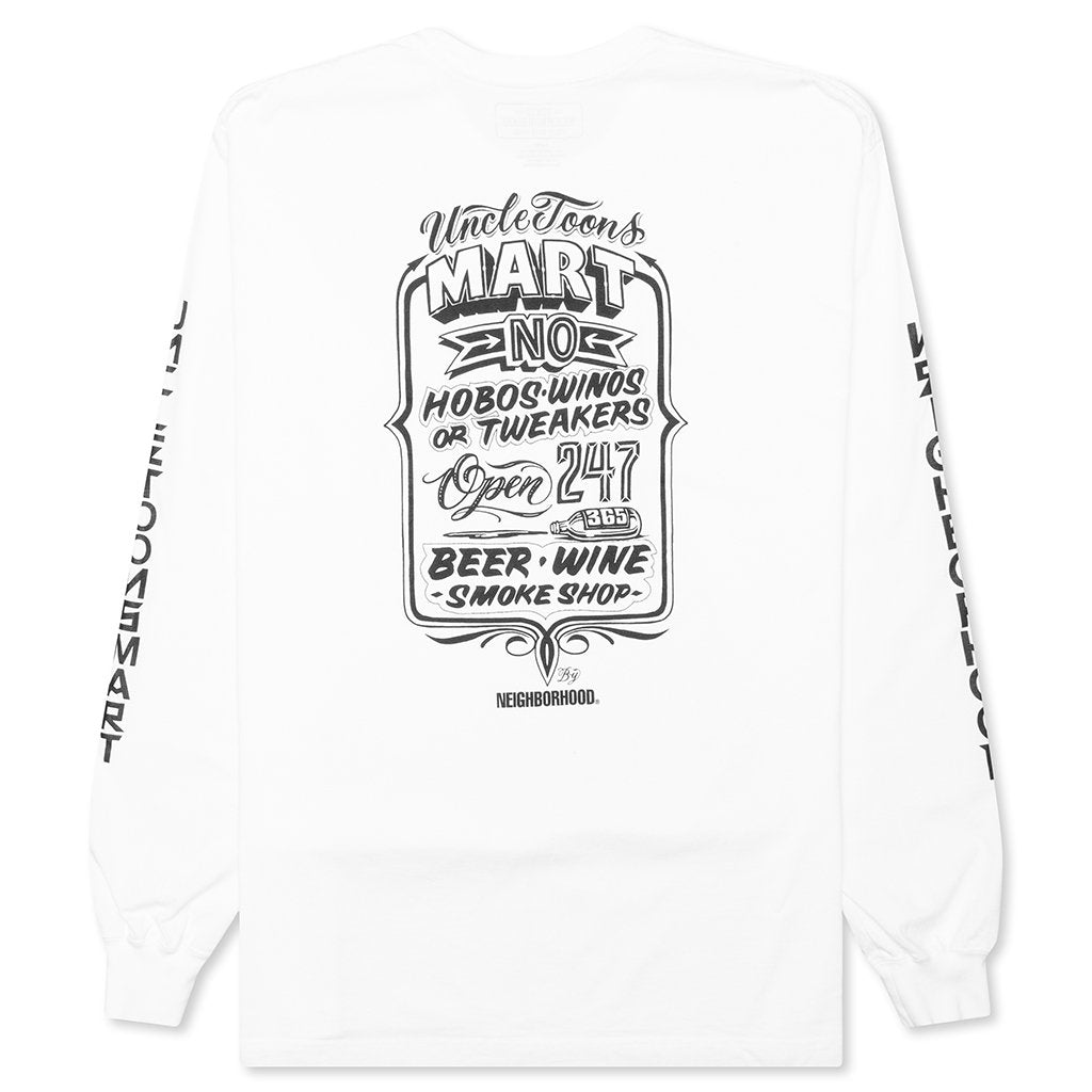 Neighborhood x Mr. Cartoon Toons Mart L/S C-Tee - White – Feature