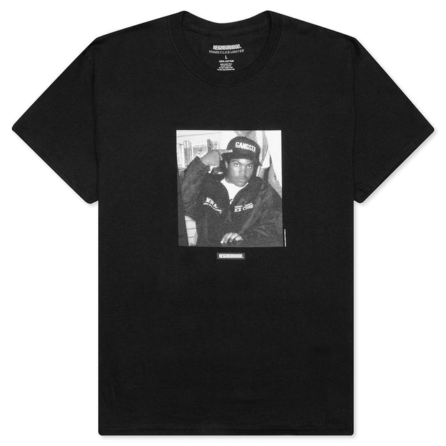 Neighborhood X Nwa Ice Cube Gangsta C Tee Black Feature 4362