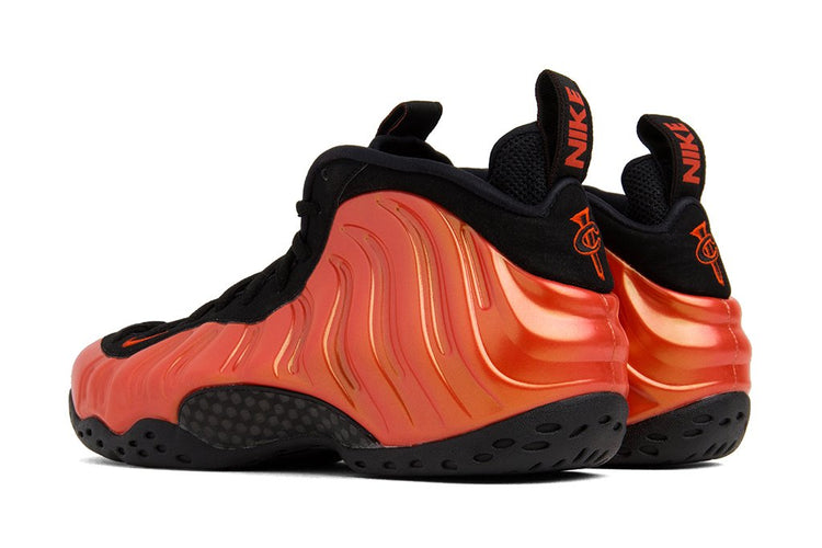 Air Foamposite One Habanero Red/Black Feature