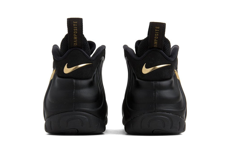 foamposite pro black metallic gold