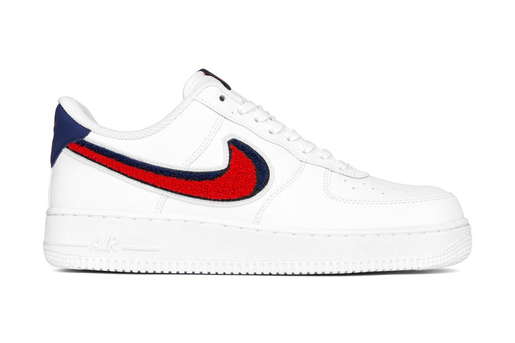 mens white and red nike air force 1