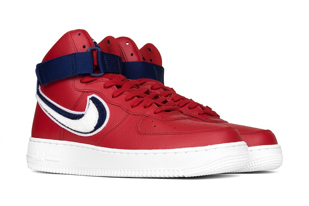 Air Force 1 High '07 - Gym Red/White-Blue Void/White – Feature